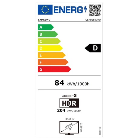 Samsung QE75Q60DAUXXH UHD QLED SMART Televízió
