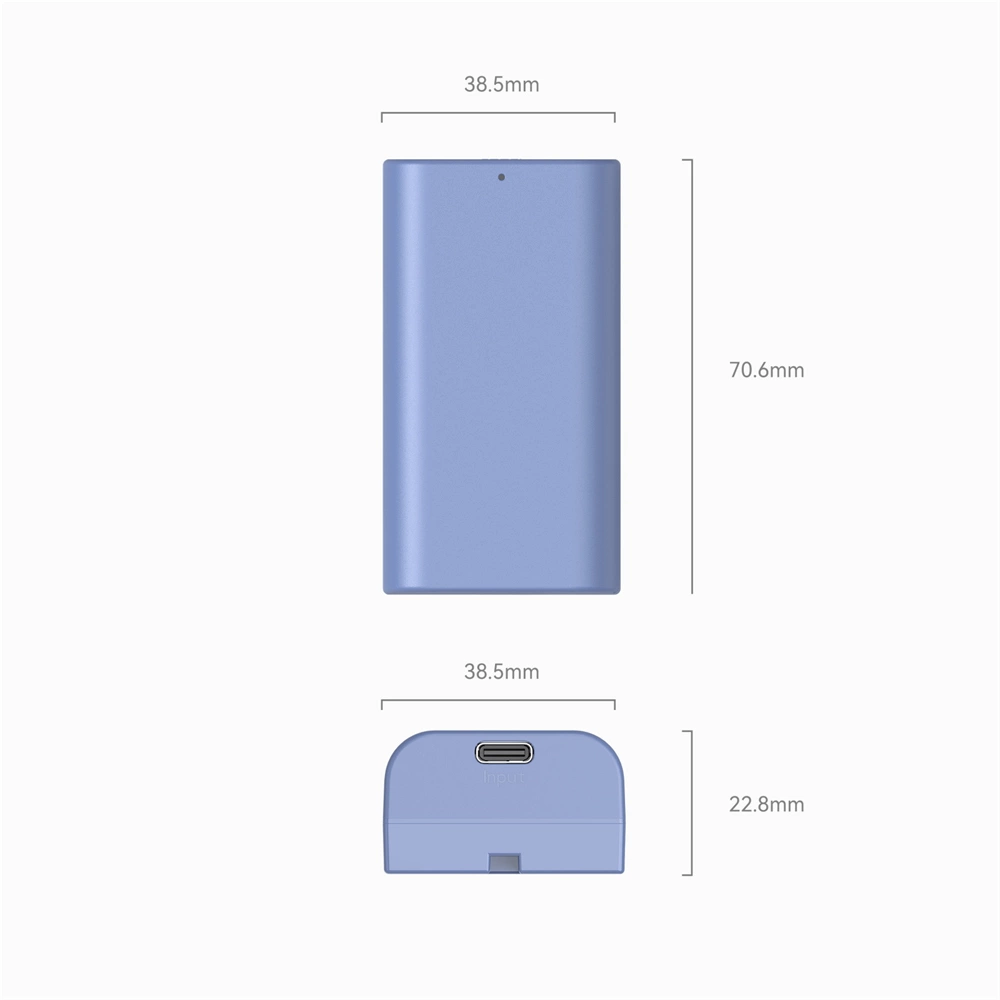 SMALLRIG NP-F550 USB-C  Újratölthető fényképezőgép akkumulátor