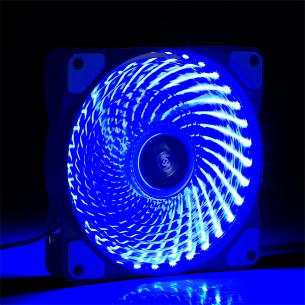 Akyga ház hűtő 12cm kék LED (AW-12E-BL)