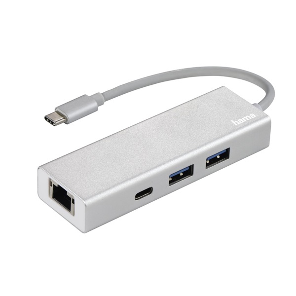 Hama 200108 FIC USB 3.2 GEN1 TYPE-C HUB+LAN Hama 200108 FIC USB 3.2 GEN1 TYPE-C HUB+LAN
