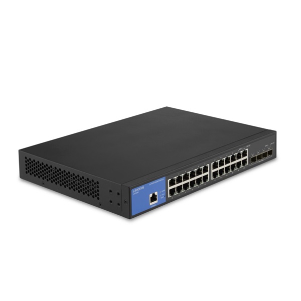 Linksys LGS328C 24x GbE LAN 4x SFP+ port L3 menedzselhető switch Linksys LGS328C 24x GbE LAN 4x SFP+ port L3 menedzselhető switch