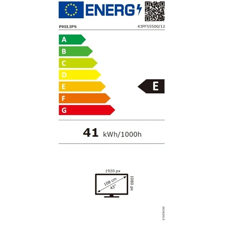 Philips 43PFS5500/12 43" FULL HD LED Televízió