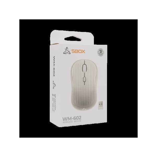 SBOX WM-602BE 800-1600pi 4D BT/2,4GHz Vezeték nélküli egér Bézs SBOX WM-602BE 800-1600pi 4D BT/2,4GHz Vezeték nélküli egér Bézs