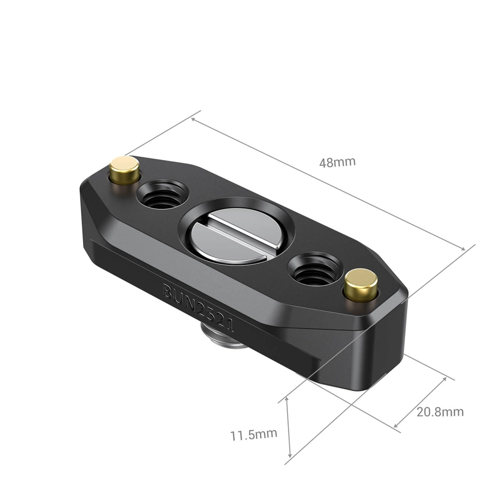 SMALLRIG BUN2521 NATO Rail with ARRI Locating Screw 48mm 