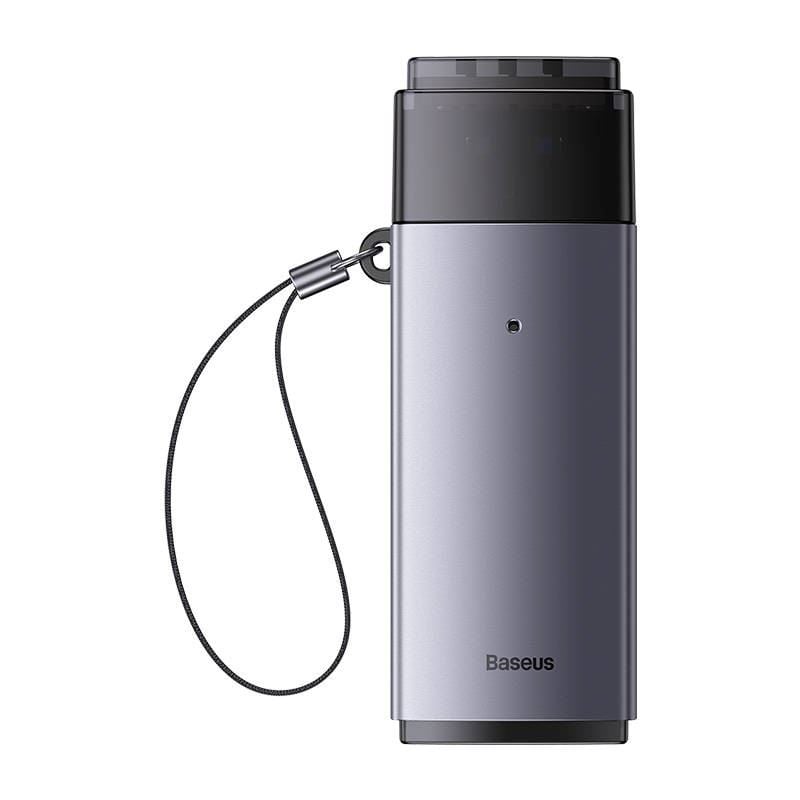 Baseus Lite Series SD/TF memóriakártya olvasó USB szürke (WKQX060013) Baseus Lite Series SD/TF memóriakártya olvasó USB szürke (WKQX060013)