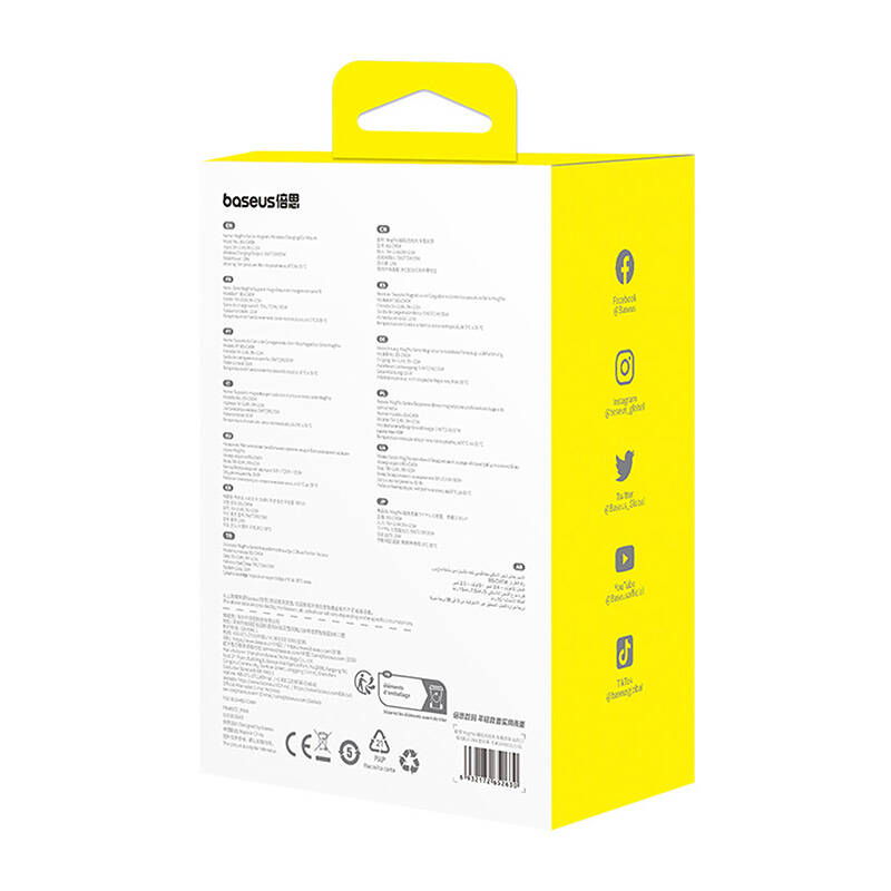 Autós tartó induktív töltővel Baseus MagPro 15W Qi2.0 (fekete)
