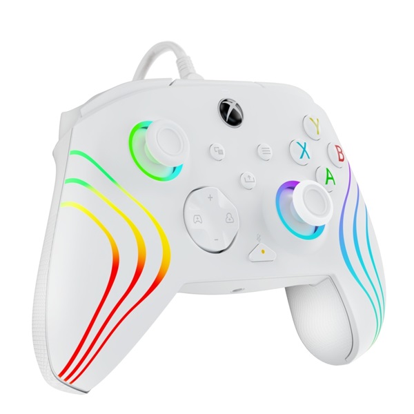 PDP Afterglow Wave Xbox Series X/S vezetékes kontroller fehér (049-024-WH)