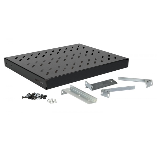 Equip Rackszekrény kiegészítő EZVS-19-1-35-B Fix polc 19" 1U Mélység: 350mm Fekete Equip Rackszekrény kiegészítő EZVS-19-1-35-B Fix polc 19" 1U Mélység: 350mm Fekete