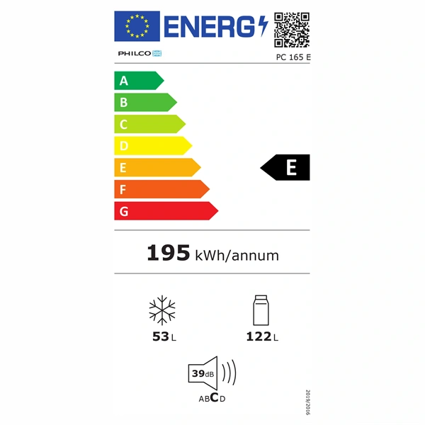 Comfee RCB169DS2(E) Hűtő:115L Fagyasztó:59L Alulfagyasztós hűtőszekrény Inox