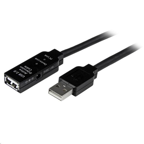StarTech.com USB hosszabbító kábel fekete (USB2AAEXT5M)