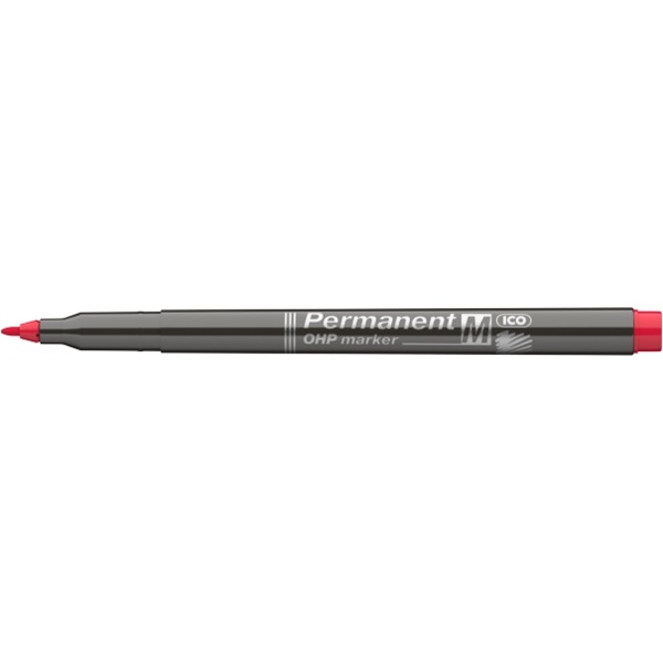 ICO OHP M 1-1,5mm piros permanent marker