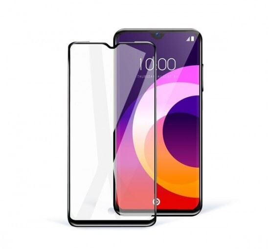 Utángyártott Apple iPhone iPhone SE 2022/2020/8/7 Full Glue Ceramic hajlított tempered glass kijelzővédő üvegfólia fekete (61838)