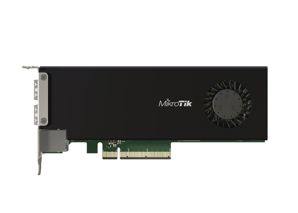 MikroTik CCR2004-1G-2XS-PCIe hálózati kártya és router