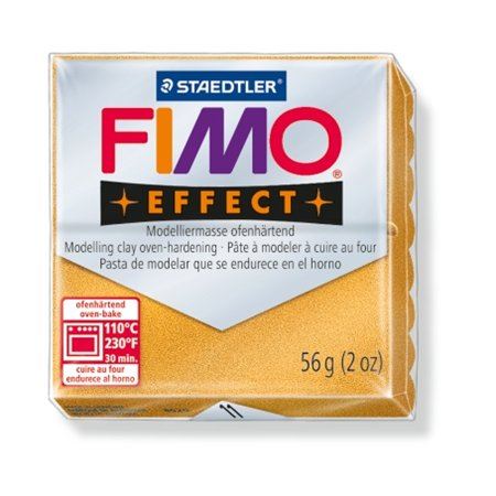 FIMO "Effect" gyurma 56g égethető metál arany (8020-11)
