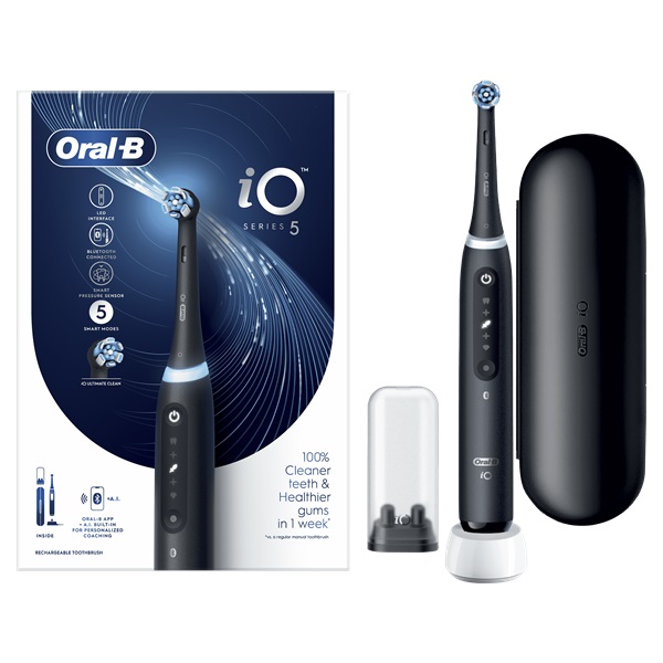 Braun Oral-B iO5 elektromos fogkefe fekete (10PO010378)
