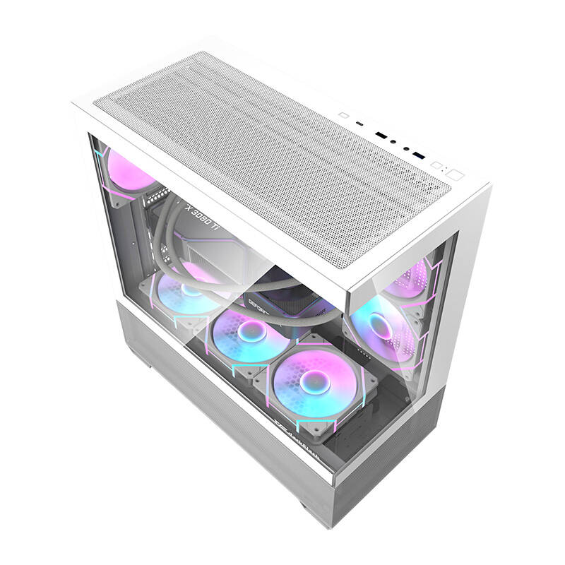 Computer case  Darkflash DS900 AIR (white) + 7 ARGB Fans