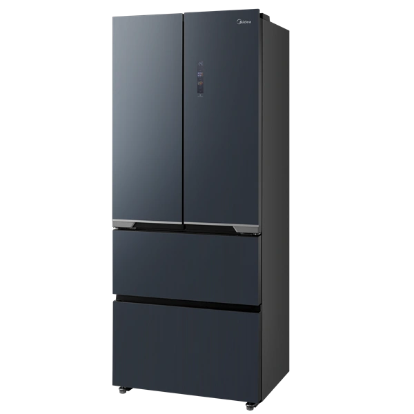 Midea MDRF600BIE70 Hűtő:276L Fagyasztó:159L No frost négyajtós hűtőszekrény Inox