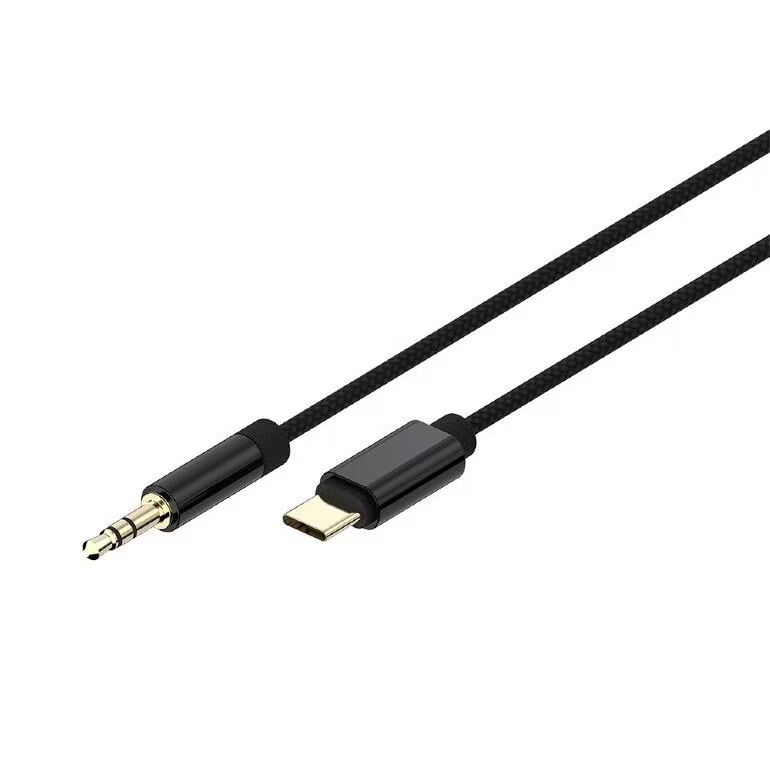 Gembird Cablexpert USB-C -> stereo Jack 3.5m adapter kábel 1.5m fekete (CCA-CM3.5M-1.5M) Gembird Cablexpert USB-C -> stereo Jack 3.5m adapter kábel 1.5m fekete (CCA-CM3.5M-1.5M)
