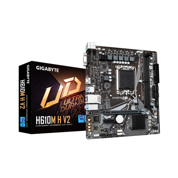 GIGABYTE S1700 H610M H V2 INTEL H610 mATX Alaplap GIGABYTE S1700 H610M H V2 INTEL H610 mATX Alaplap