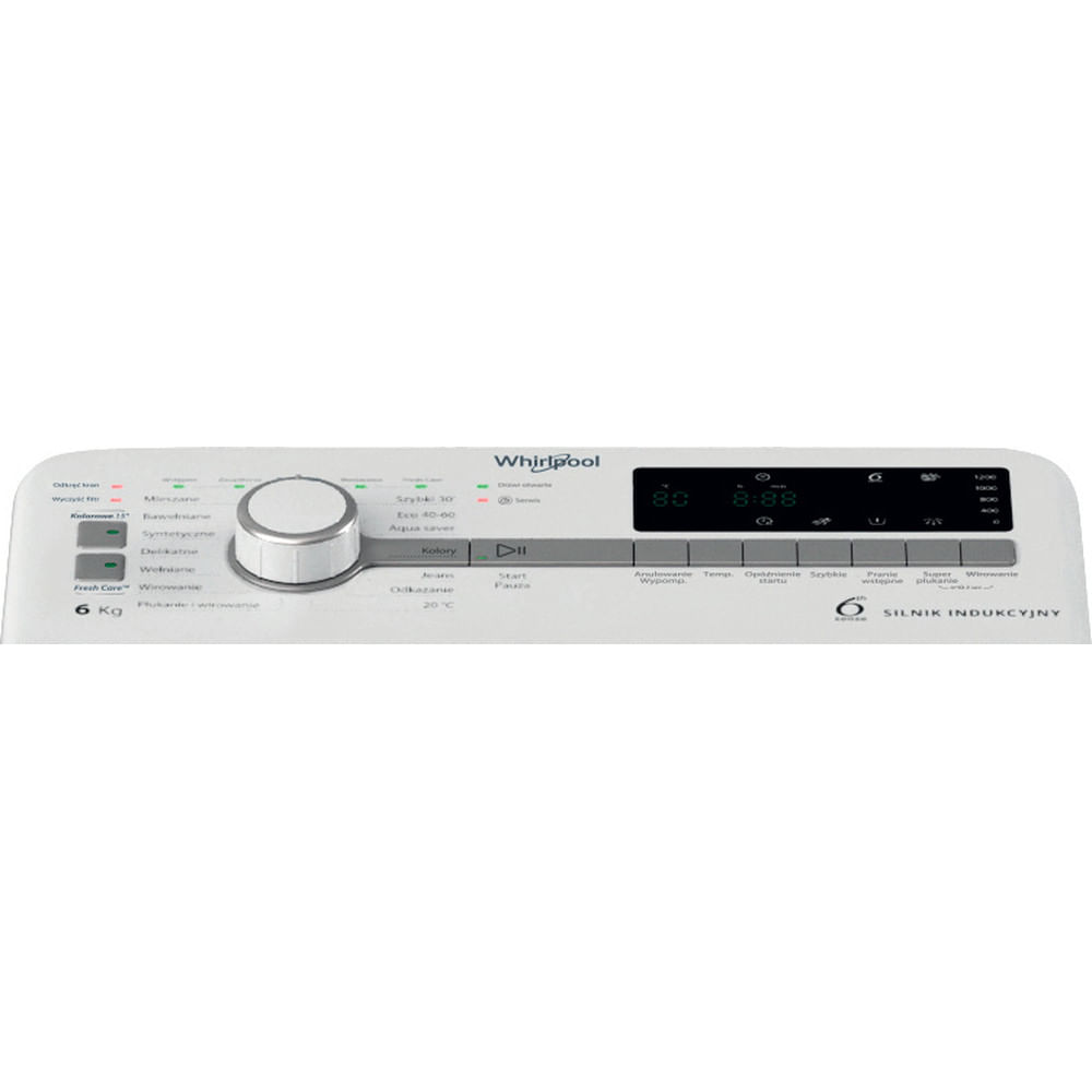 Whirlpool TDLRG 6261BS EU/N Felültöltős mosógép - 6 Kg, 1150 Fordulat/perc, A Energiaosztály