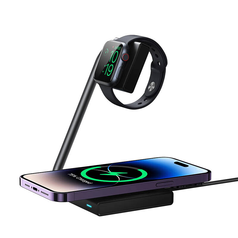 2in1 Magnetic Wireless Charger Joyroom JR-WQN05 15W (Black) 2in1 Magnetic Wireless Charger Joyroom JR-WQN05 15W (Black)