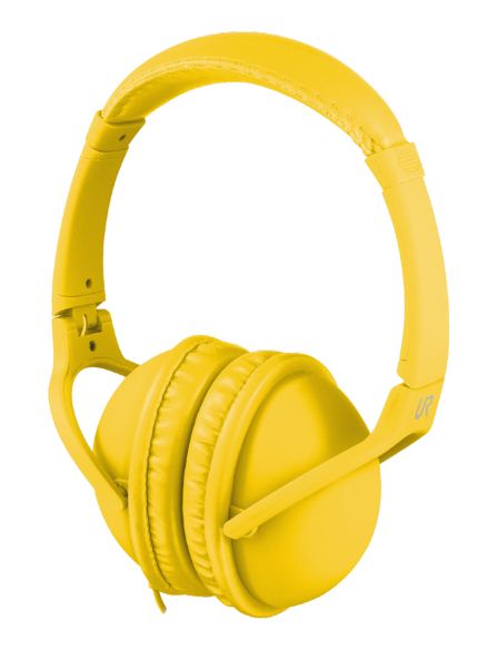 Trust Urban Revolt Duga mikrofonos fejhallgató (Headset) sárga (19623)