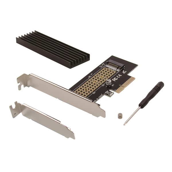 Conceptronic EMRICK05BS PCIe x4 to M.2 NVMe, Heatsink Bővítőkártya 