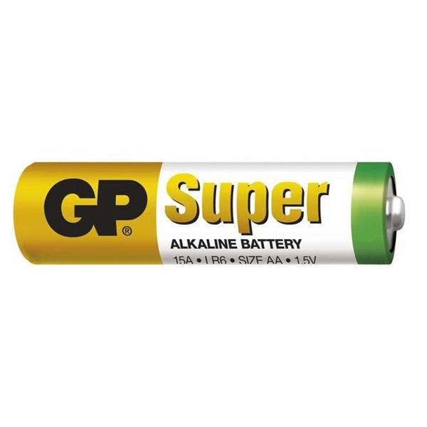 GP 1.5V Super alkáli 15A ceruza (AA) elem (4db/blister) (GP15A-BL4) GP 1.5V Super alkáli 15A ceruza (AA) elem (4db/blister) (GP15A-BL4)