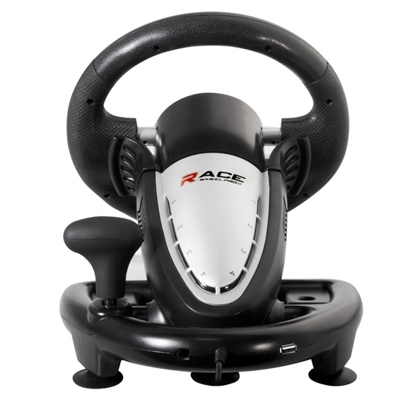 Spirit of Gamer Kormány - RACE WHEEL PRO 2 kormány+pedálok+váltó, PC / PS3/4 / XBOX X/S/One kompatibilis, fekete
