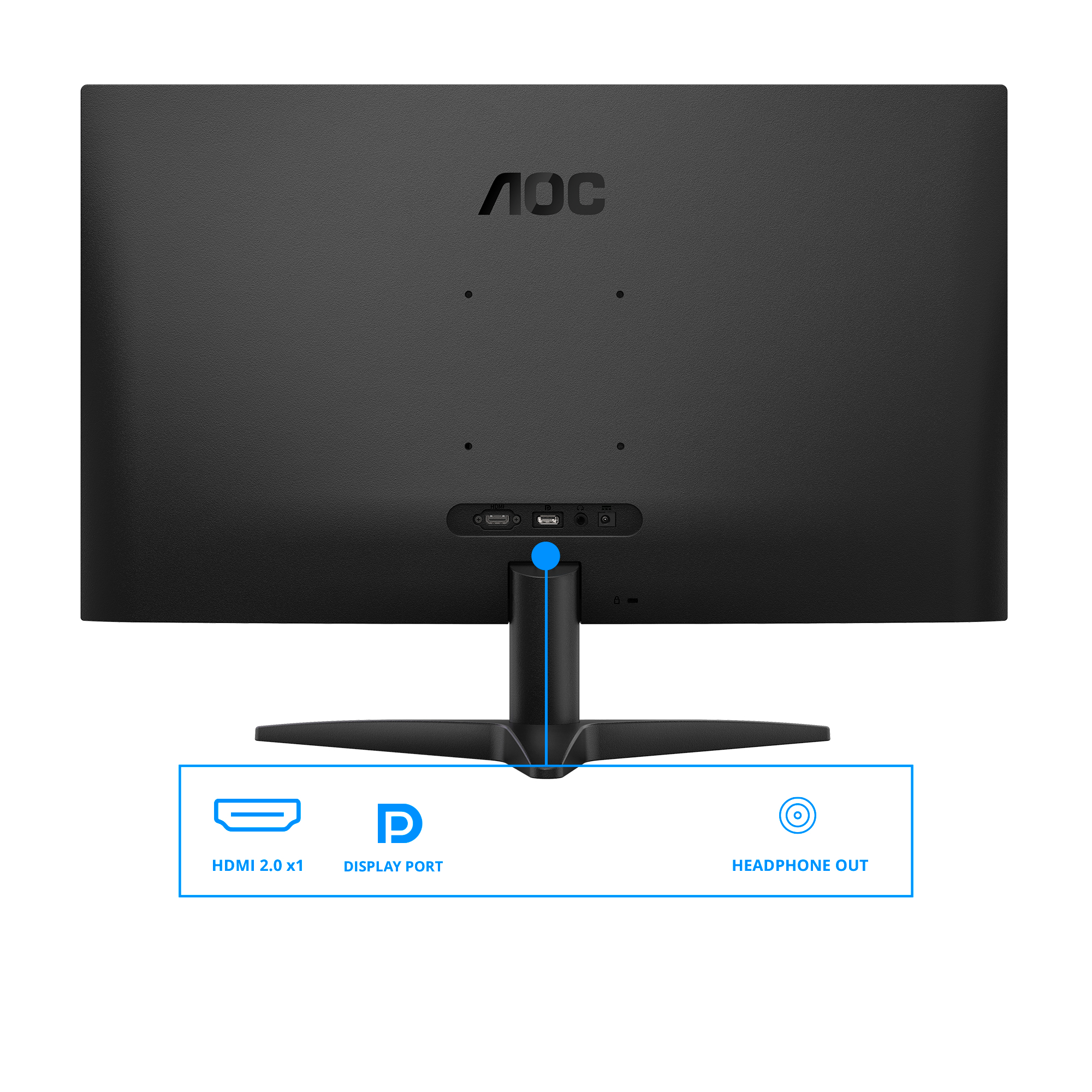 AOC   27" Q27B36X Monitor - 2560x1440, IPS, 144Hz, 4ms, Gamer, Fekete