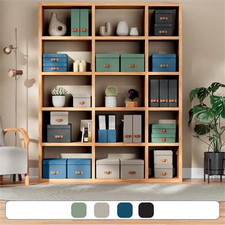 LEITZ  Puro karton 100 mm Iratpapucs Óceánkék