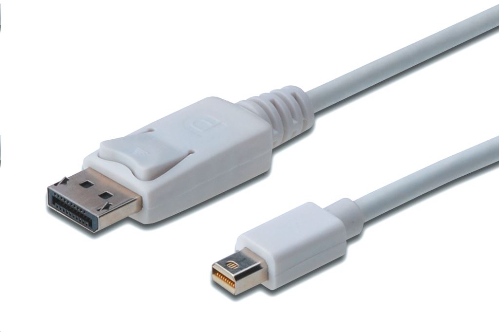 Assmann Mini Display Port -> Display Port kábel fehér 2m (AK-340102-020-W) Assmann Mini Display Port -> Display Port kábel fehér 2m (AK-340102-020-W)