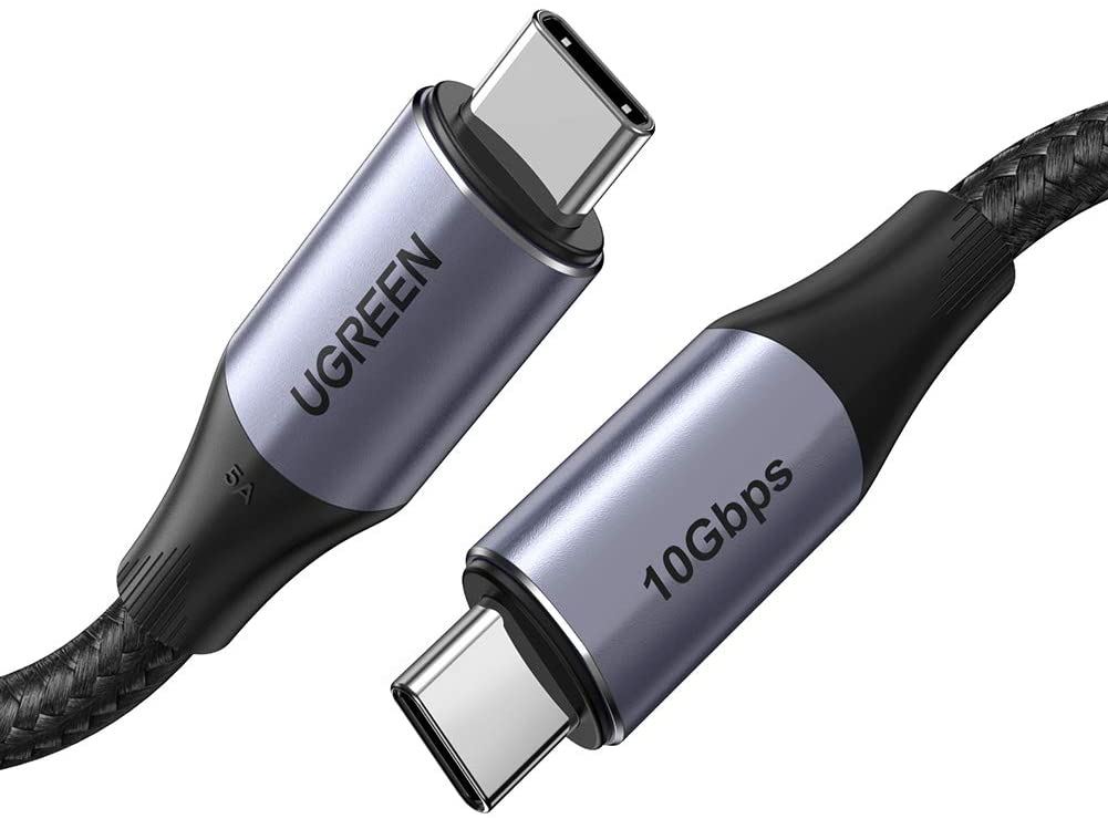 UGREEN US355 USB-C - USB-C kábel 100W 1m fekete (80150) UGREEN US355 USB-C - USB-C kábel 100W 1m fekete (80150)