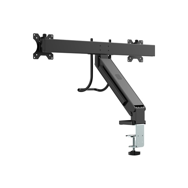 MULTIBRACKETS  2 képernyős M Deskmount Slim Basic Dual  17-27" max.VESA: 200x200 mm  6 kg Asztali konzol