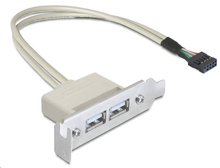 DeLock 2x USB 2.0 hátlapi kivezetés (83119) DeLock 2x USB 2.0 hátlapi kivezetés (83119)