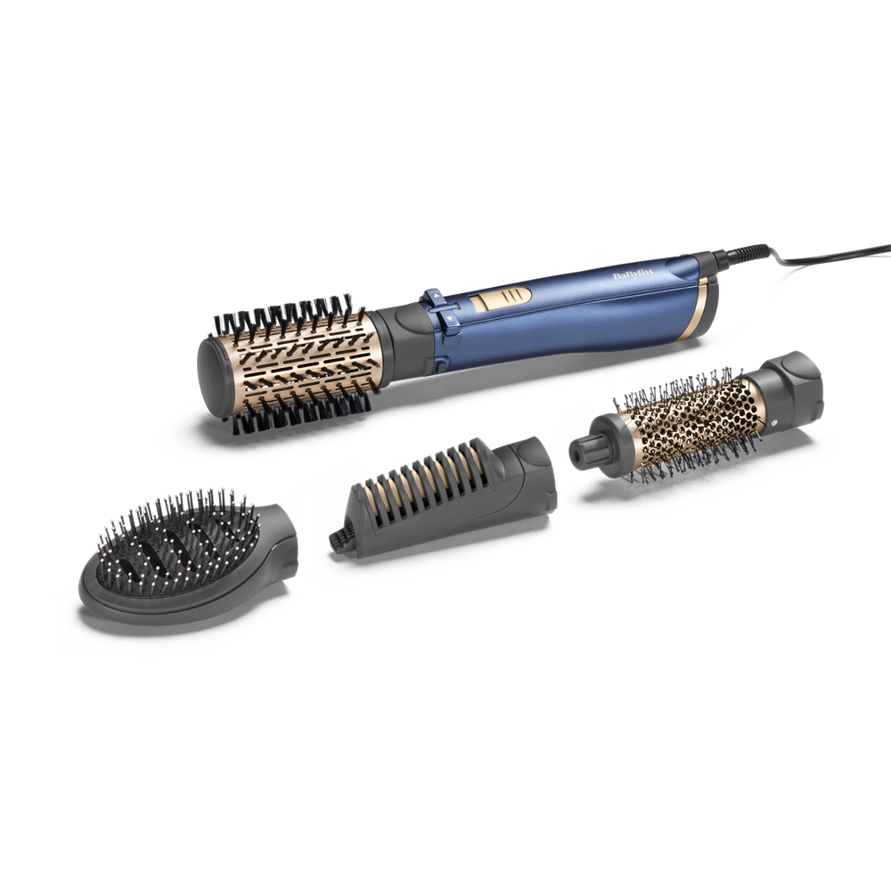 BaByliss AS965E Style Pro forgókefés hajformázó 1000W 4 kiegészítővel Kék