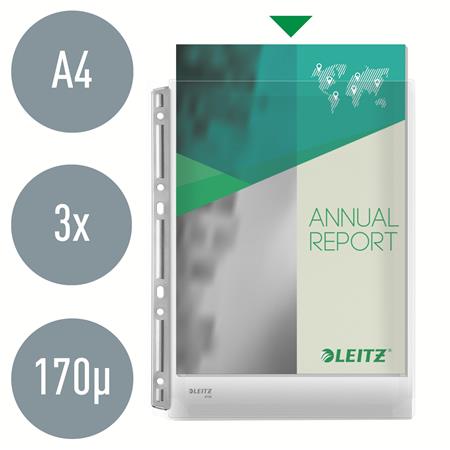 Leitz Jumbo A4 fém lefűzőrésszel lefűzhető 3db genotherm