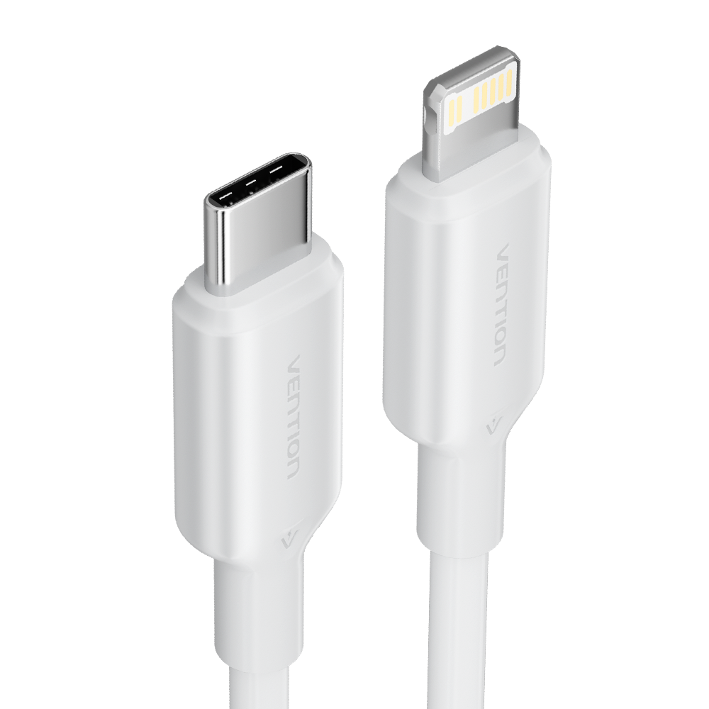 Vention USB-C 2.0 -> Lightning 3A  2m  kábel Fehér