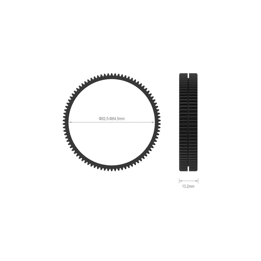 SMALLRIG Seamless Focus Gear Ring 62.5-64.5