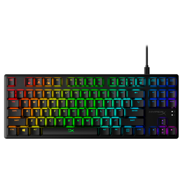 HP HYPERX HX-KB6RDX-US Vezetékes Billentyűzet Alloy Origins RGB Red - Mechanical Gaming Keyboard US HP HYPERX HX-KB6RDX-US Vezetékes Billentyűzet Alloy Origins RGB Red - Mechanical Gaming Keyboard US