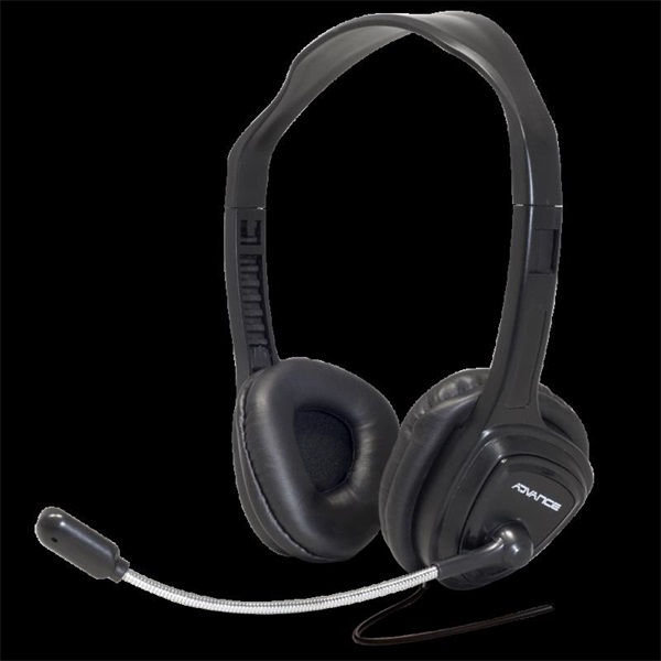 Advance HEADPHONICS SMART 3,5mm Jack fekete Fejhallgató 