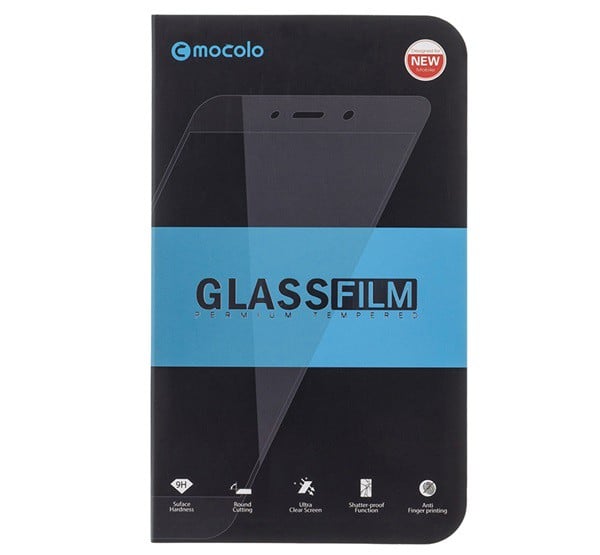 MOCOLO képernyővédő üveg (5D full glue, íves, teljes felületén tapad, karcálló, 0.3 mm, 9H) FEKETE [Samsung Galaxy A72 5G (SM-A726F)]