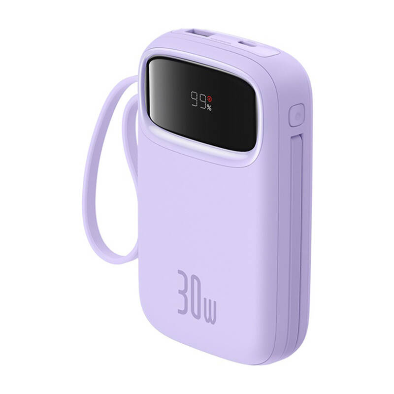 Baseus QPow 2 10000mAh  30W  2xUSB-C powerbank Lila 