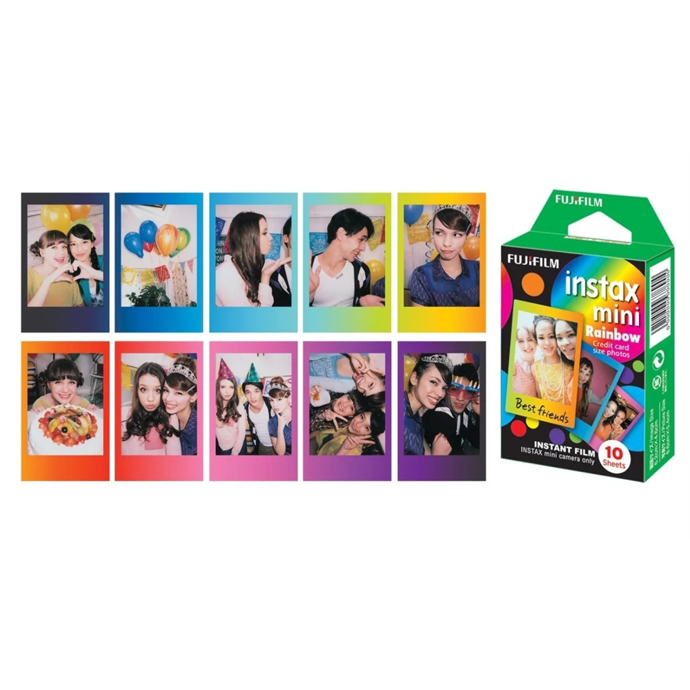 FUJIFILM Instax  Glossy Rainbow 10lap Mini Film