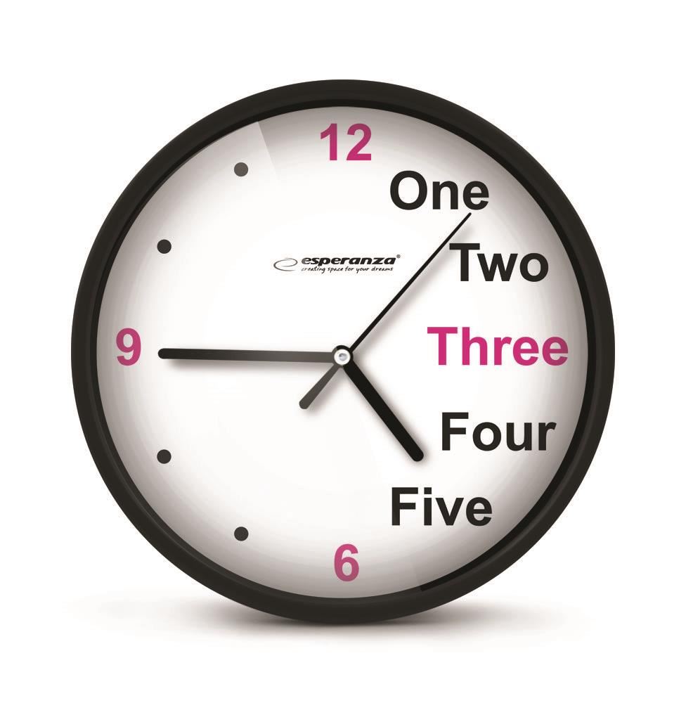 Esperanza EHC014K Prague falióra fekete