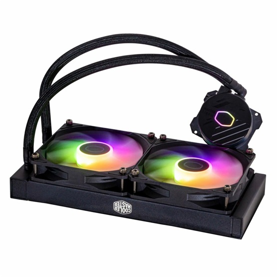  Cooler Master MLW-D24M-A18PZ-RW MasterLiquid 240L Core ARGB White Vízhűtés/univerzális 