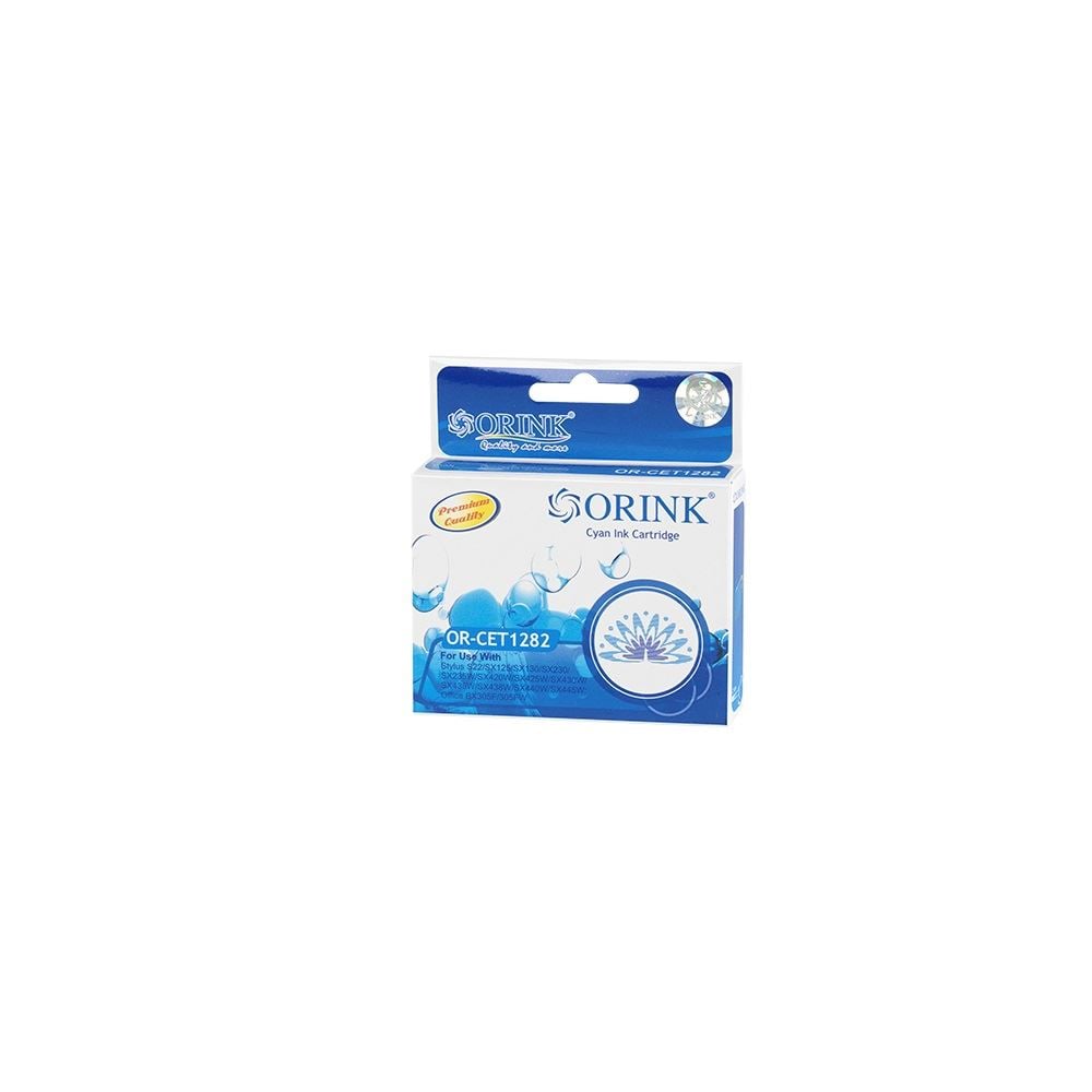 Orink utángyártott Epson T1282 tintapatron ciánkék (EPOT1282)
