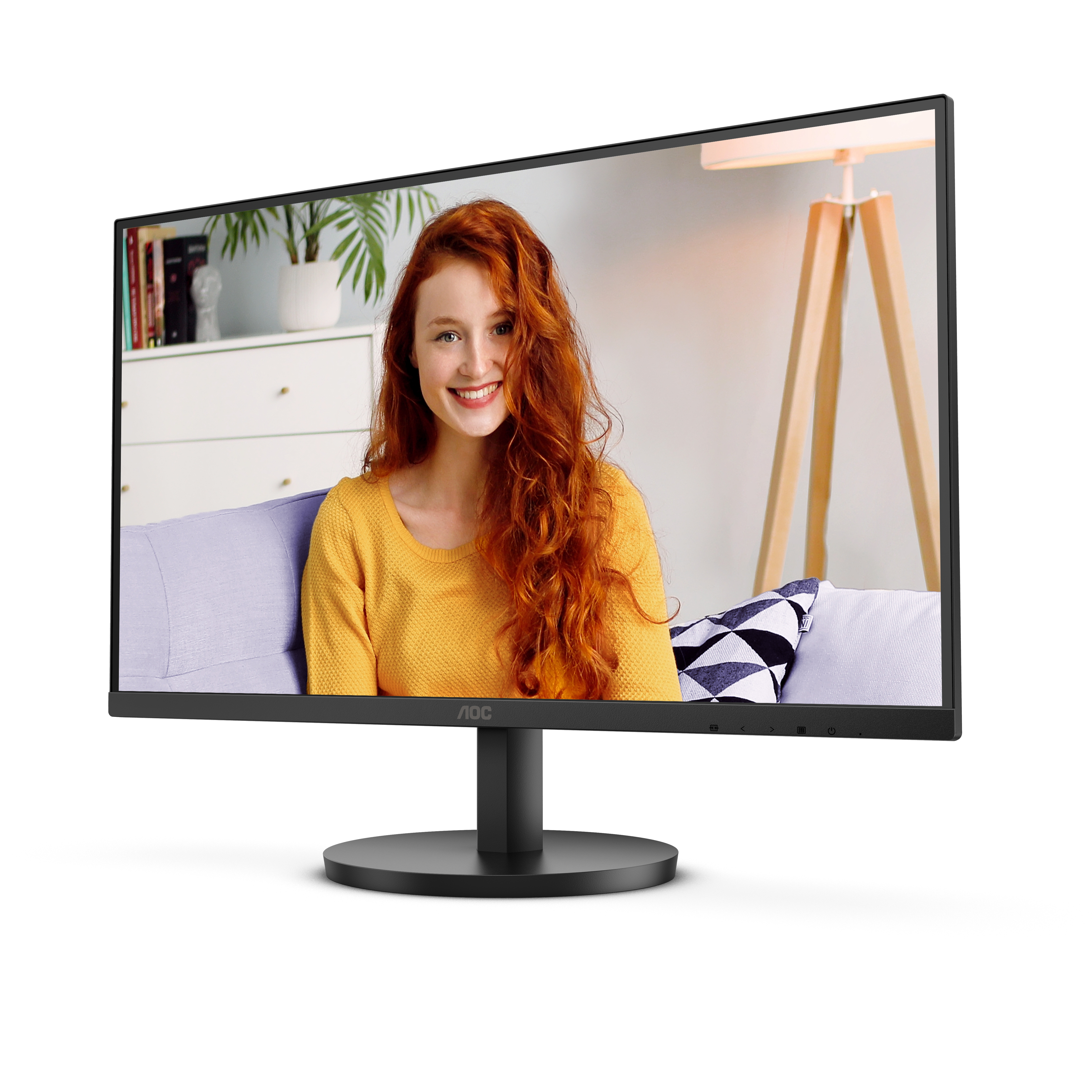 AOC 27" U27B3A Monitor - 3840x2160, IPS, 4ms, Fekete
