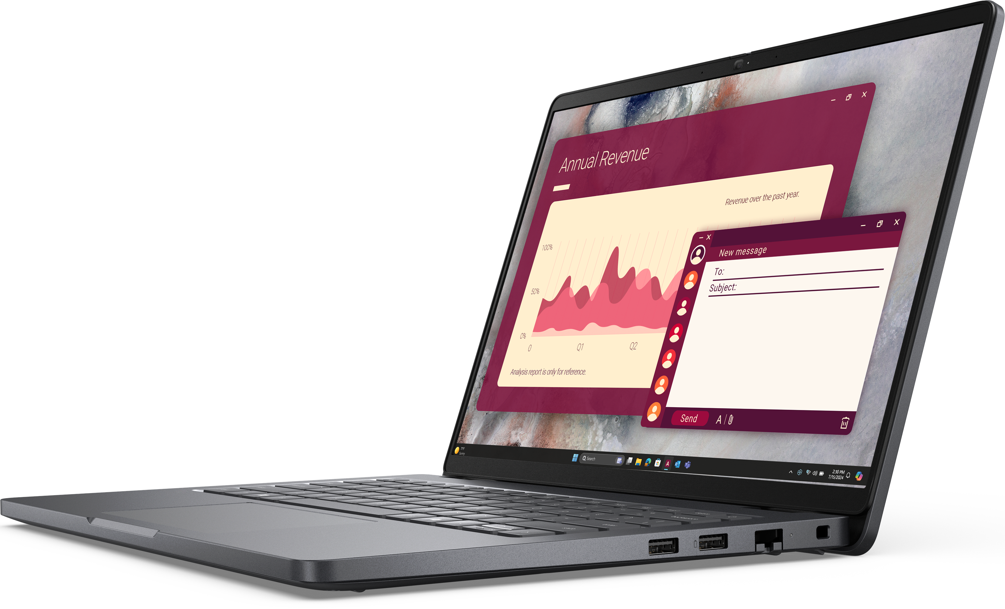 DELL Pro 14 PC14250 14" FHD+, Intel Core Ultra 7 255U, 32GB DDR5, 512GB SSD, Magyar billentyűzet, Windows 11 Pro, Fekete