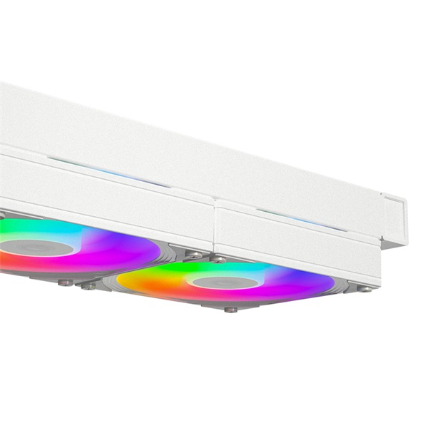 ID-Cooling CPU Water Cooler   FX240 INF WHITE  27.2dB max. 98,54 m3/h  2x12cm fehér 